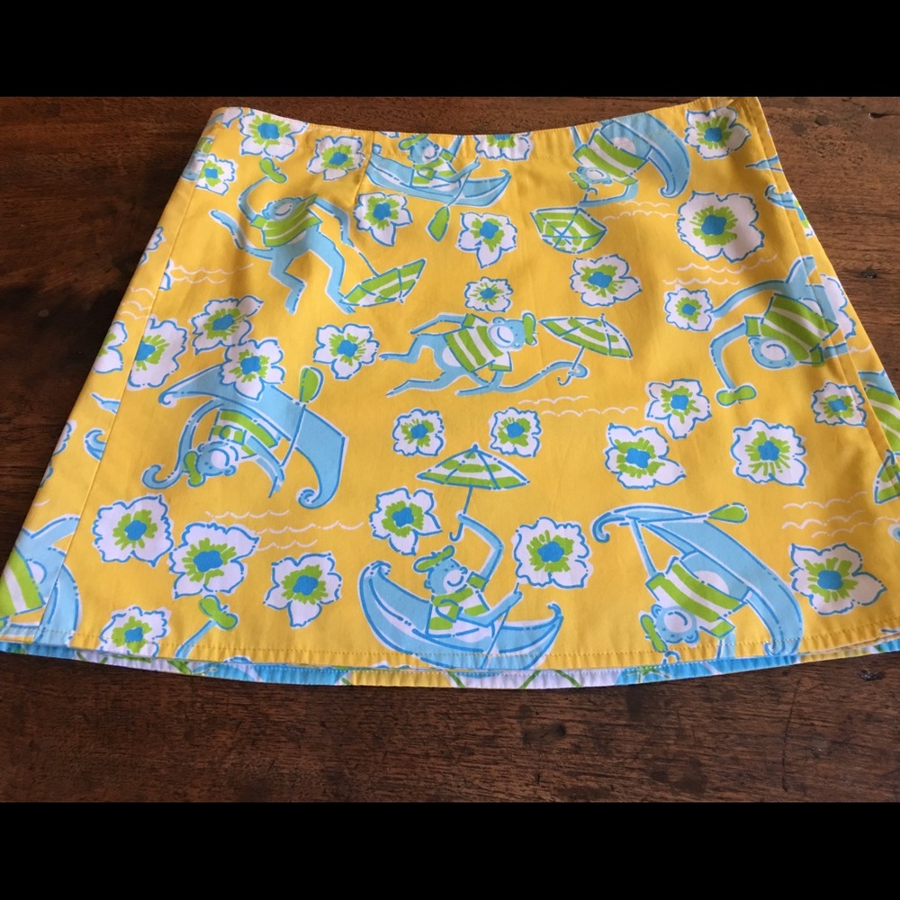 Lily Pulitzer reversible wrap skirt